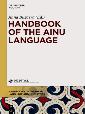 cover image of Handbook of the Ainu Language